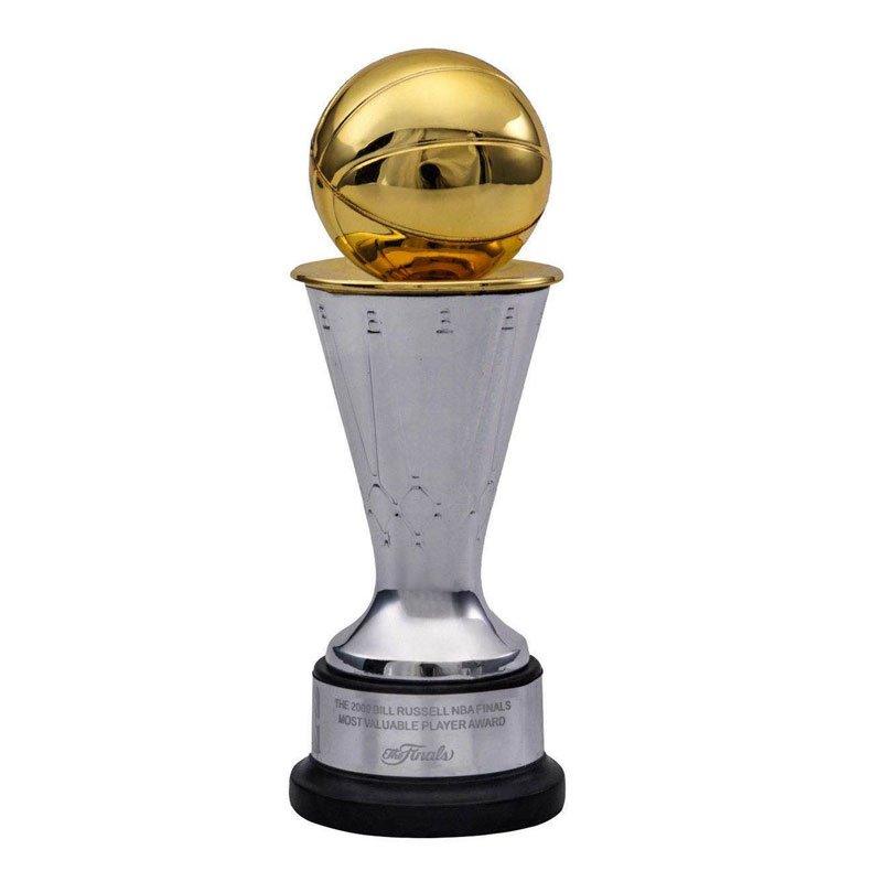 Bill Russell NBA Finals Most Valuable Player Award 1:1 Replica Trophy