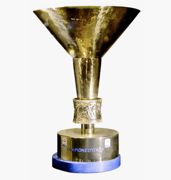 Italian Serie A Championship Football (Scudetto) 1:1 Replica Trophy - ComplexExpress