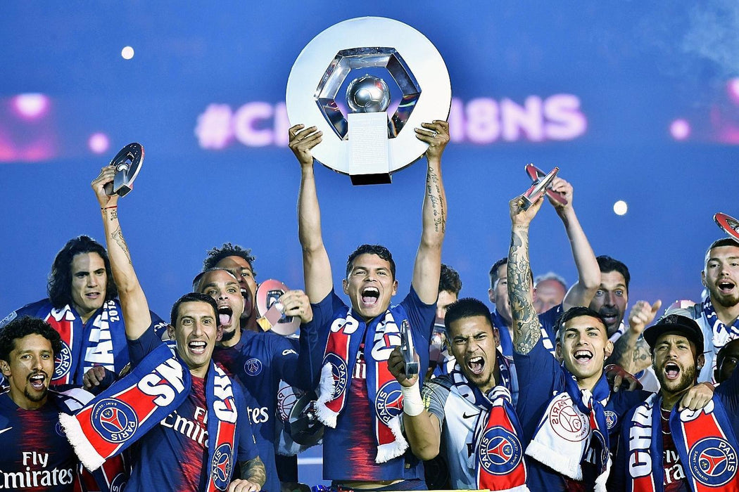 Ligue 1 French Football League Competition Hexagoal 1:1 Replica Trophy - ComplexExpress