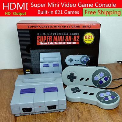 Super Nintendo Classic Edition Console Built In 821 Video Games 8Bit HDMI Output - ComplexExpress