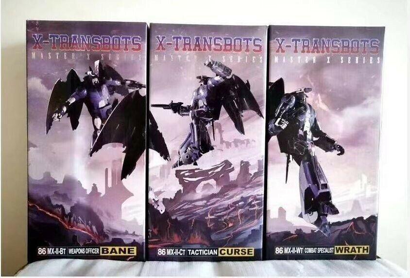 X-Transbots MX-II CURSE WRATH BANE Swarm Team Sweep Transformers Set